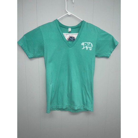 Diadeloso‎ Baylor University 2012 V Neck Green T-Shirt Size Small - Picture 3 of 5
